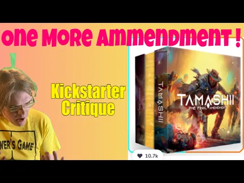 Tamashii: The Final Amendment (A-) Kickstarter Critique Review - Not a euro reprint :(