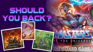 Should You Back Masters of the Universe, Dungeons of Infinity, Verdant or The Artemis Odyssey?