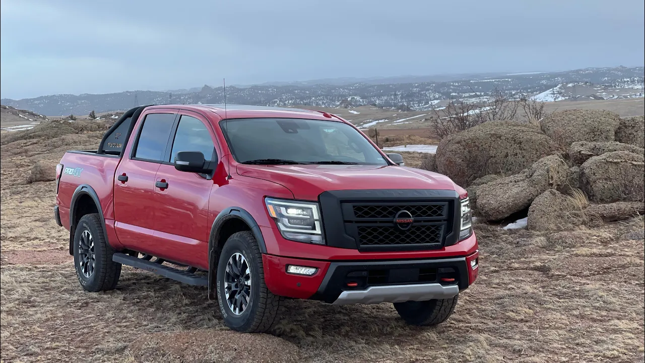 Big, Red, & Beefy! 2021 Nissan Titan Pro-4X Full Review And Drive