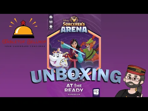 Unboxing At the Ready for Disney Sorcerer's Arena featuring: Mulan, Robin Hood, and Mrs. Potts