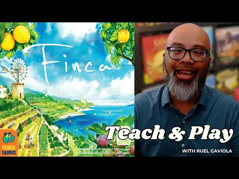Finca: Gather food & fish in this mancala-and-deliver game!