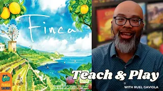 Finca: Gather food & fish in this mancala-and-deliver game!