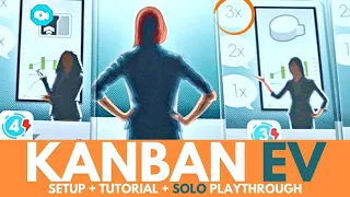 Kanban EV Board Game | Full Solo Playthrough | Part 3 | Setup | How to Play | Solitare Tabletop Game