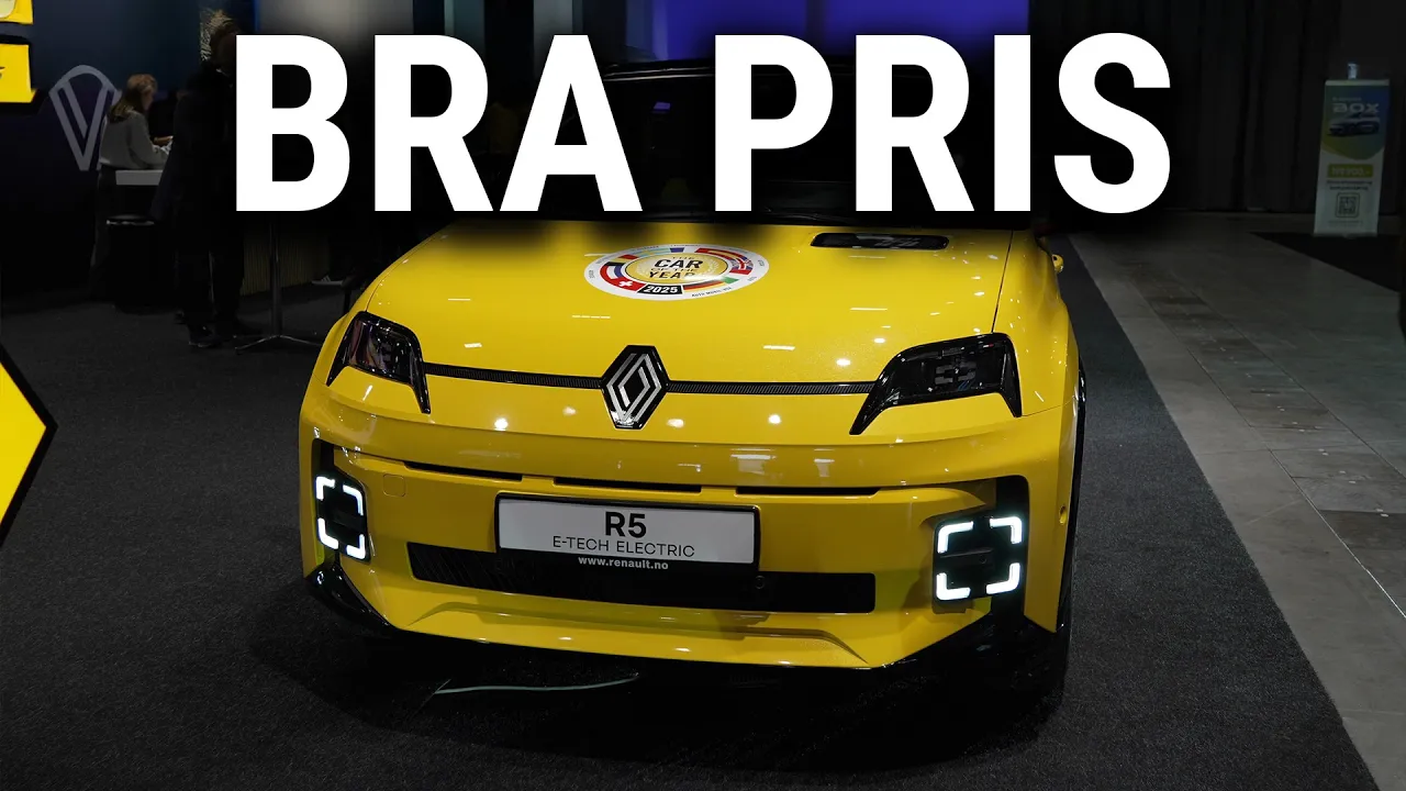En av de billigste elbilene! Renault 5 har endelig fått pris i Norge