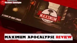 Maximum Apocalypse Board Game Review