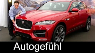 All-new Jaguar F-PACE SUV in-depth PREVIEW exterior/interior 2017 neu - Autogefühl
