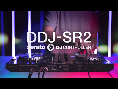 Product video thumbnail for Pioneer DJ DDJ-SR2 DJ Controller with V-MODA LP2 Headphones and Laptop Stand