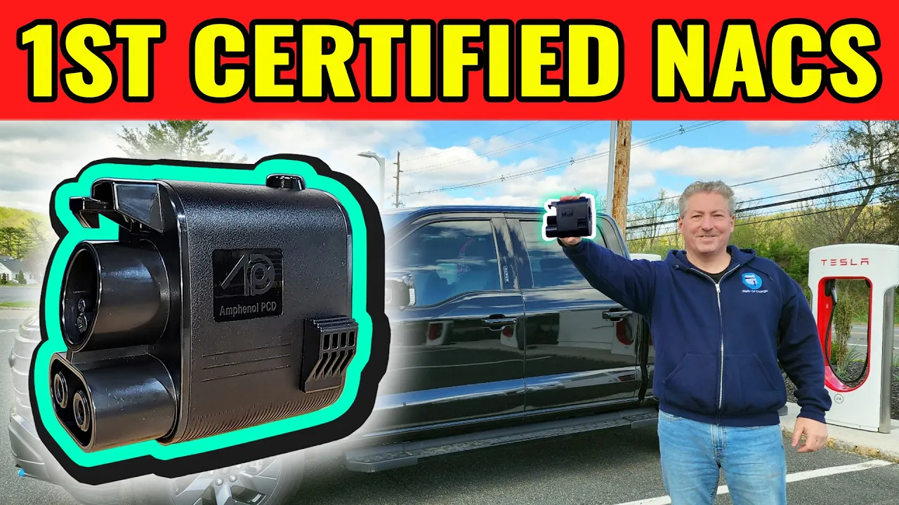 Amphenol NACS To CCS1 Adapter: This Supercharger Adapter Is First To Receive Safety Certification