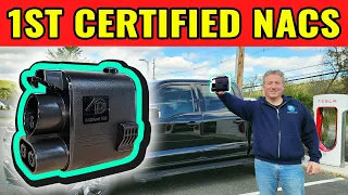 Amphenol NACS To CCS1 Adapter: This Supercharger Adapter Is First To Receive Safety Certification