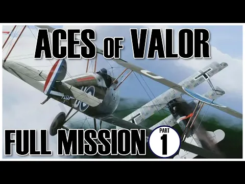 Aces of Valor | Mission - Part 1 | Legion Wargames | Wargame Board Game | Solitaire World War 1