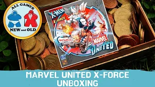 Marvel United X-Force Unboxing