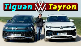 VW Tayron vs Tiguan comparison REVIEW