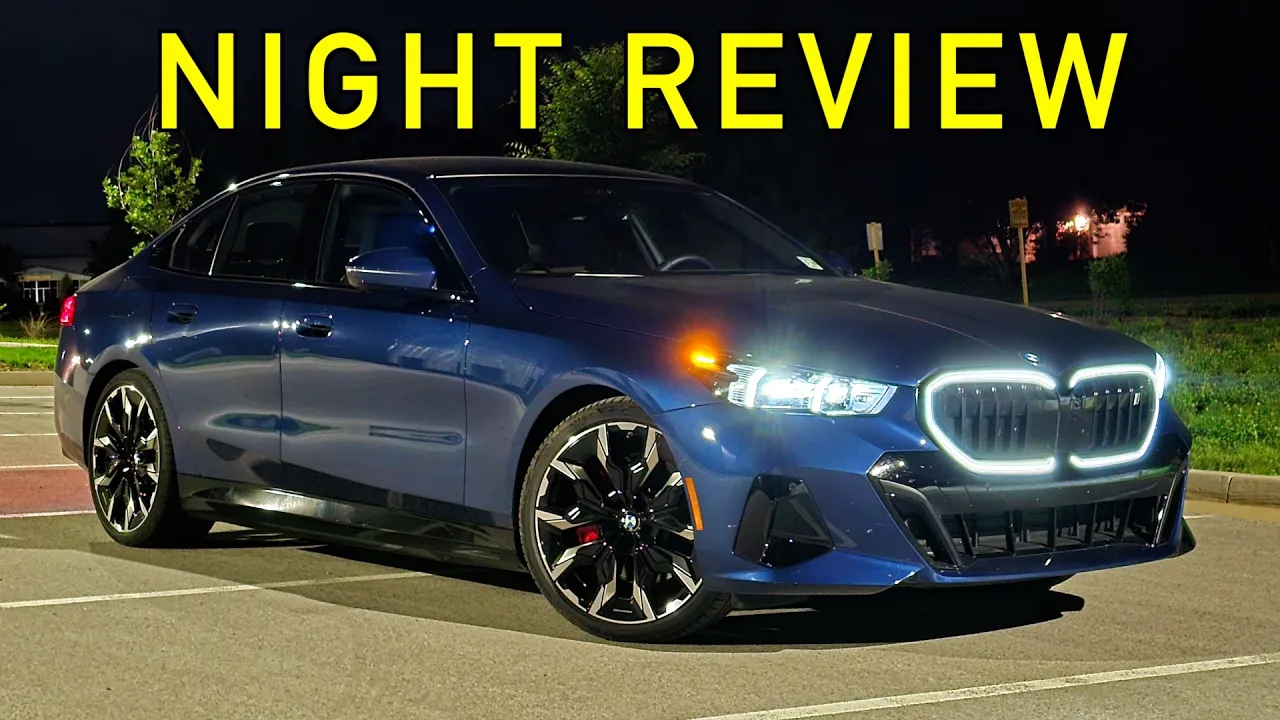 FANCY LIGHTS! -- The 2027 BMW 5-Series Lights up the Night! (Headlights, Exterior & Interior)
