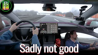 Tesla Model 3 Long Range RWD Autobahn Test 🇩🇪 | High Speed Stability & Real Consumption
