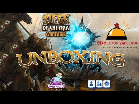 Siege of Valeria: Campaign Expansion Unboxing