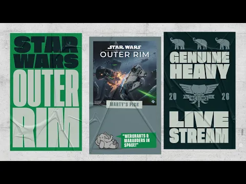 Star Wars: Outer Rim w/exp! - 3p Teaching, Play-through & Roundtable Discussion by Heavy Cardboard