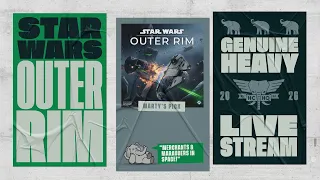 Star Wars: Outer Rim w/exp! - 3p Teaching, Play-through & Roundtable Discussion by Heavy Cardboard