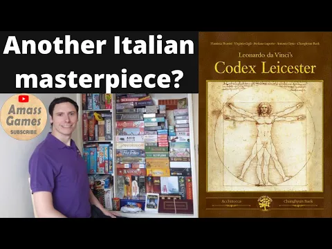 Leonard da Vinci's Codex Leicester how to play resource management worker placement game AmassGames