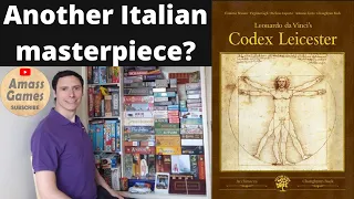 Leonard da Vinci's Codex Leicester how to play resource management worker placement game AmassGames