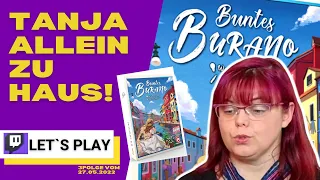 Buntes Burano (Board Game Circus) ⭐ Brettspiel SOLO Let´s Play (Twitch Aufzeichnung 2022)