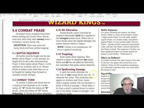 Wizard Kings rules Overview