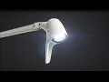 Luxo Carelite LED Generation II Bedhead Light - Dimmable, Integrated Night-watch Light, SteriTouch® - W105mmWhite video