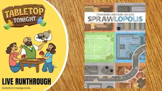 Sprawlopolis Live Solo Runthrough