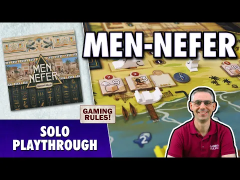 Men-Nefer: Solo Playthrough