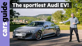 Audi e-tron GT 2025 review: Major update for fast, stylish electric car rival to Porsche Taycan EV!