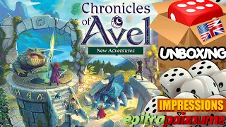 Chronicles of Avel New Adventures - Unboxing & First Impressions (EN) | Epitrapaizoume