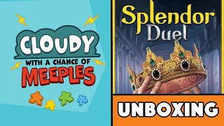 Splendor Duel Unboxing - Cloudy with a Chance of Meeples