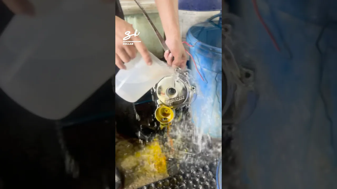 Turning Vehicle Parts Chrome! 😍 #chrome #cars #carparts