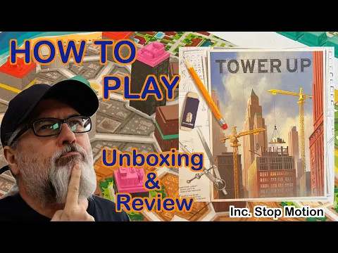 Tower Up | Monolith Games | How to Play, Unboxing and Review of this great city building Board Game