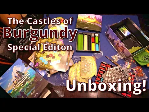 The Castles of Burgundy Special Edition Unboxing
