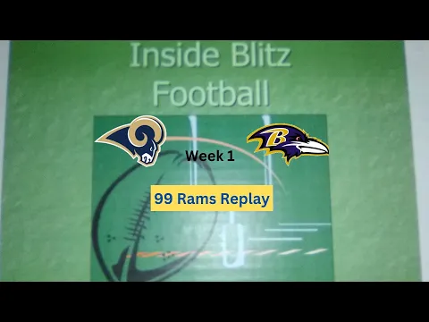 Inside Blitz : "The Greatest Show on Turf" 1999 St. Louis Rams - 1st Quarter