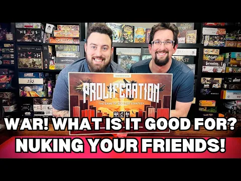 Proliferation Board Game Review - First Impression - Kickstarter - War Games