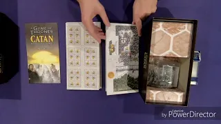 A Game of Thrones Catan 5 & 6 player extension unboxing