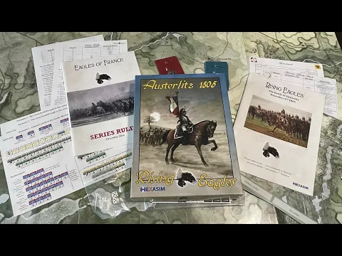 Austerlitz 1805: Rising Eagles (Hexasim) - Unboxing and Overview