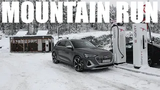 Audi E-Tron S 480km Range Test! Oslo-Haukeli-Stavanger