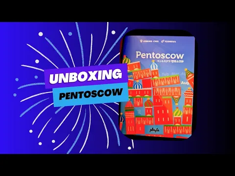 Pentoscow unboxing - Playte games