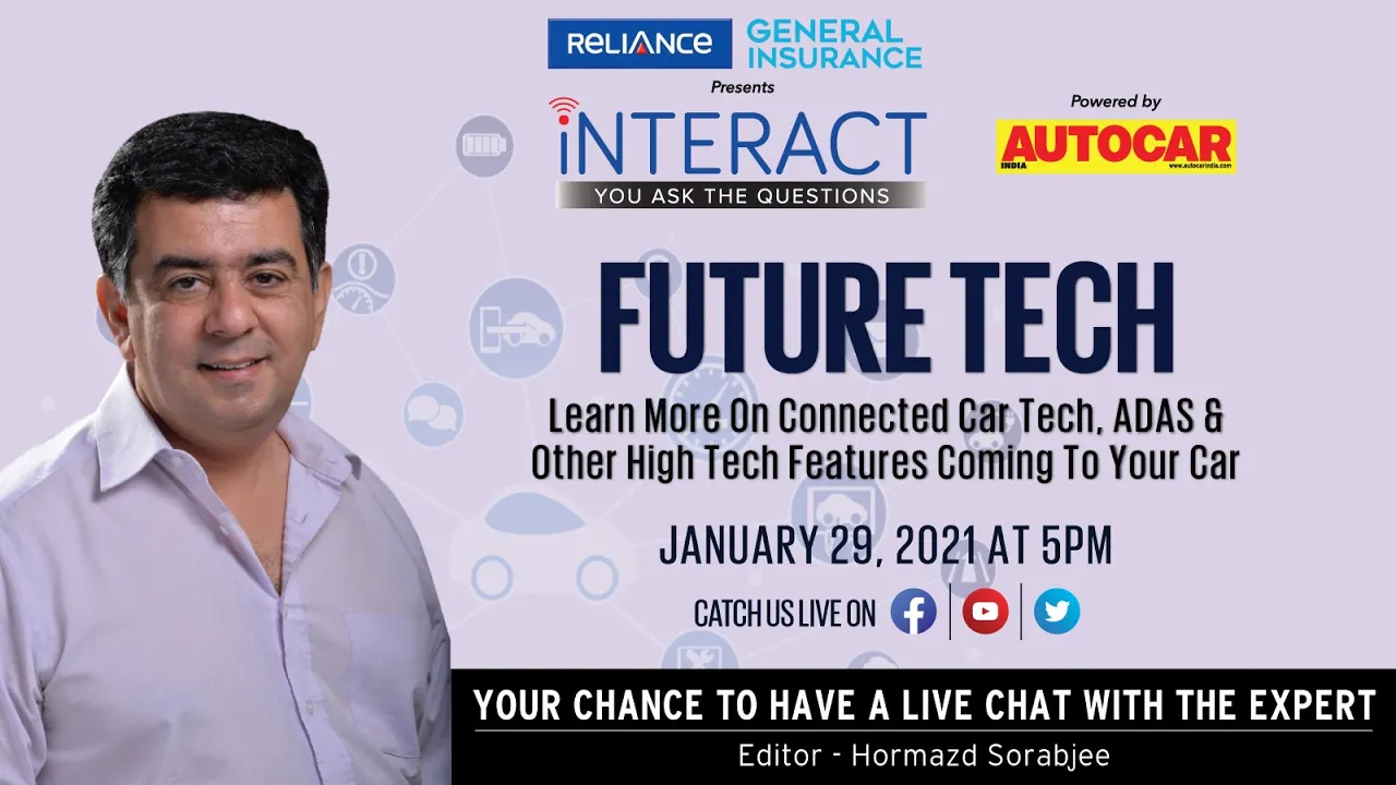 Future tech for cars - Chat LIVE with Hormazd Sorabjee