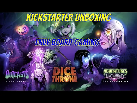 Dice Throne Outcasts Kickstarter Unboxing