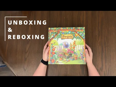 Pergola - Board Game Unboxing & Reboxing - What's in the Box?
