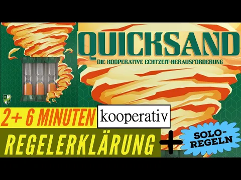 Quicksand Regeln Anleitung Erklärt Kartenspiel Solo + Koop + Echtzeit