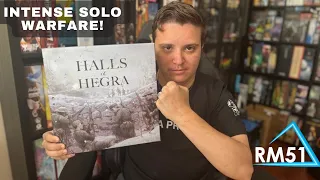 Solo Wargame Brilliance? | Halls of Hegra Review | Board Game Brief