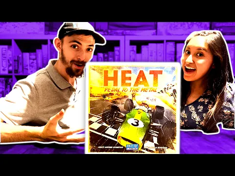 We Finally Got It! Unboxing The Board Game Heat! Pedal to the Metal #boardgames