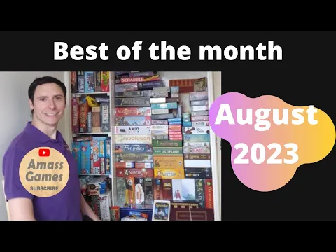 Best of the month board game August 2023 AmassGames most played BOTM #gametok #tabletop #boardgame