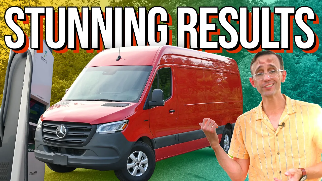 This is a FIRST! 2024 Mercedes eSprinter Charging Test