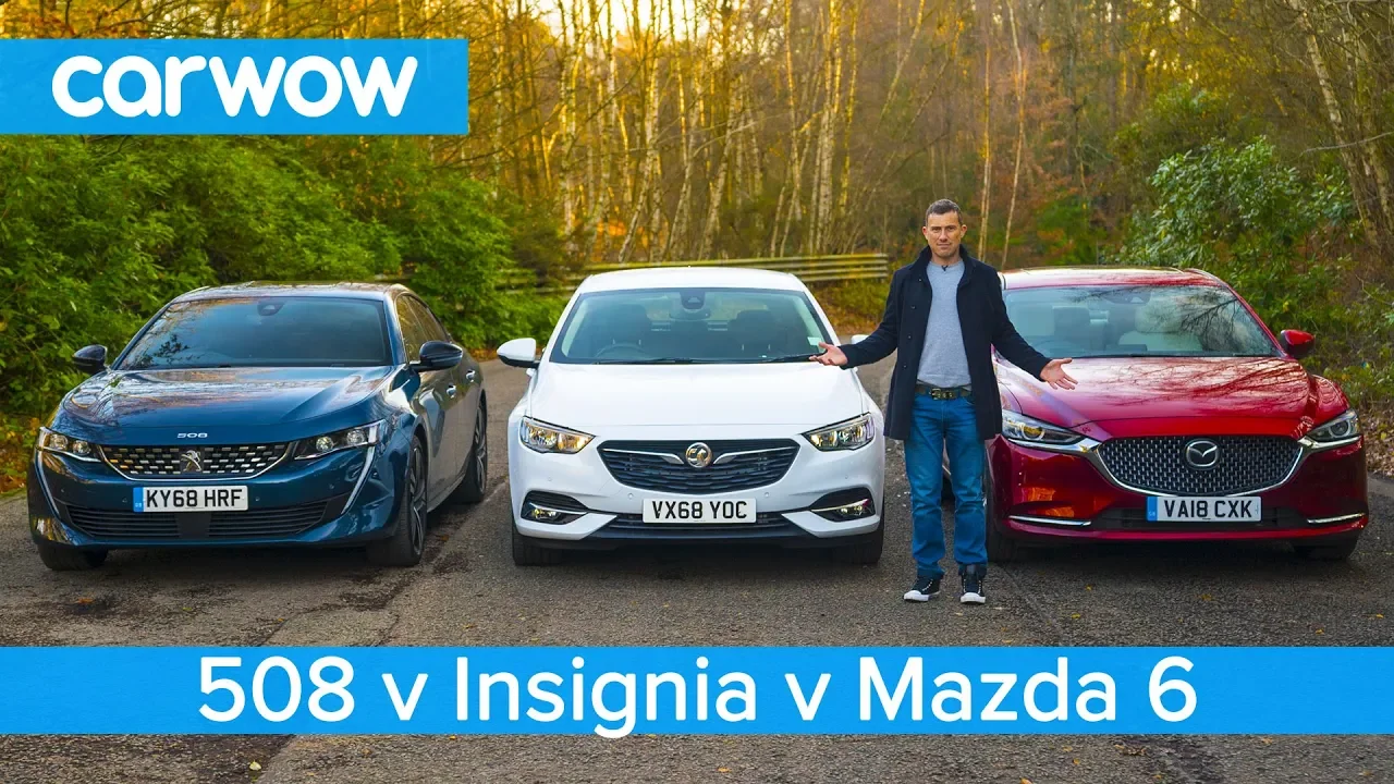 Peugeot 508 v Mazda 6 v Insignia Grand Sport - which is the best large family car?