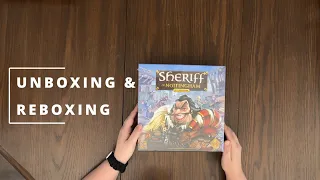 Sheriff of Nottingham - Board Game Unboxing & Reboxing - See What's In The Box